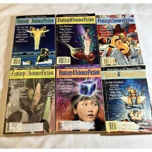 Isaac Asimov's The Magazine of Fantasy & Science Fiction 1990/1997/1998/1999 Lot